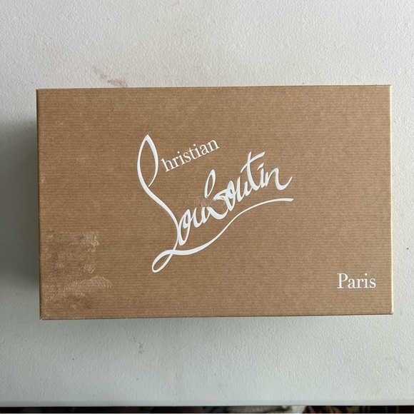 NEVER WORN Size 39 Christian Louboutin Hot Chick Pumps Black 100mm Heel - Picture 2 of 4